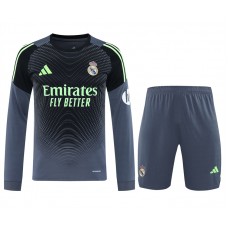 Real Madrid Adult Goalkeeper Long Sleeve Kit 2025-26 Real Madrid Adult Goalkeeper Long Sleeve Kit 2025-26