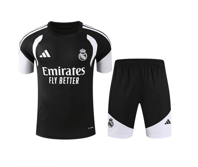 Real Madrid Adult Pre Match Black Soccer Kit 2026-27