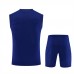 Real Madrid Adult Pre Match Sleeveless Navy Soccer Kit 2026-27