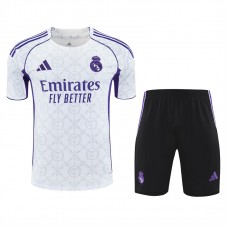Real Madrid Adult Pre Match White Kit 2025-26 Real Madrid Adult Pre Match White Kit 2025-26
