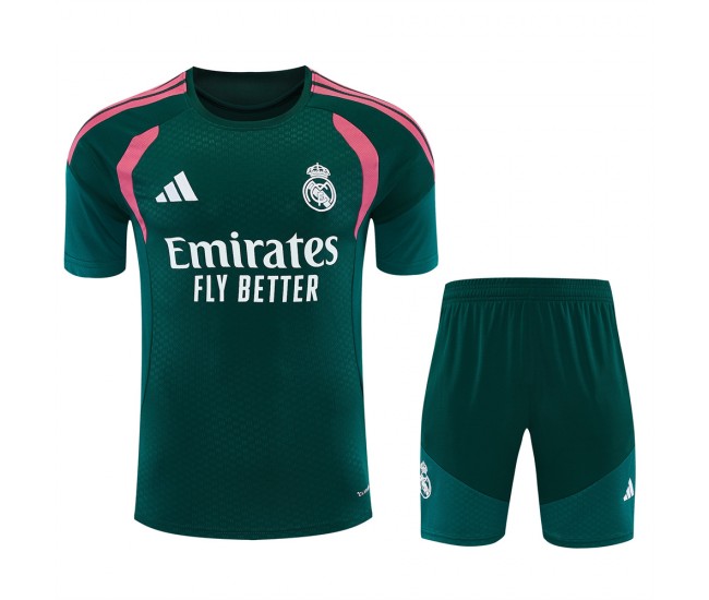Real Madrid Adult Pre Match Green Soccer Kit 2026-27