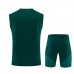 Real Madrid Adult Pre Match Sleeveless Green Soccer Kit 2026-27