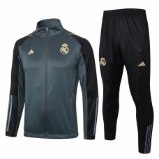 Real Madrid Grey Training Presentation Soccer Tracksuit 2023-24 Real Madrid Grey Training Presentation Soccer Tracksuit 2023-24