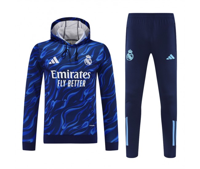 Real Madrid Hooded Training Soccer Tracksuit 2025-26 