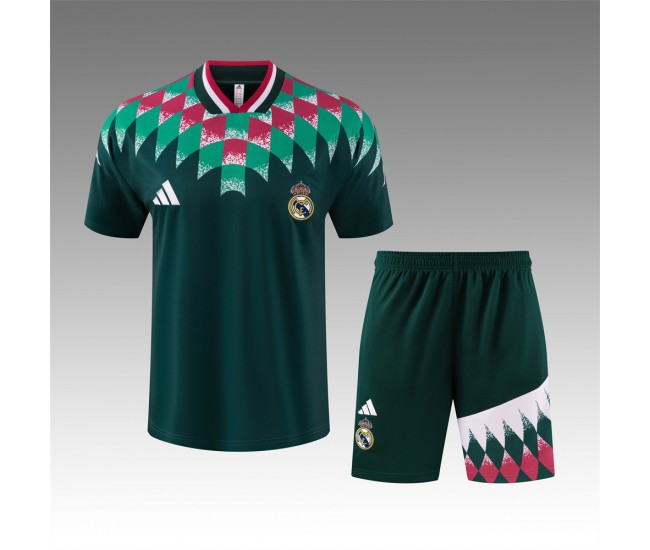 Real Madrid Adult Icons Graphics Training Green Soccer Kit 2026-27