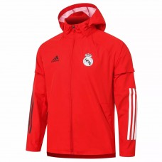 Real Madrid Mens All Weather Jacket Red Real Madrid Mens All Weather Jacket Red