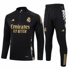 Real Madrid Black Training Technical Soccer Tracksuit 2024-25 Real Madrid Black Training Technical Soccer Tracksuit 2024-25