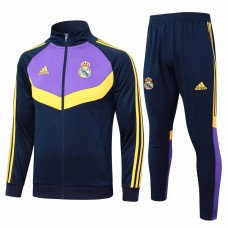 Real Madrid Navy Training Presentation Soccer Tracksuit 2024-25 Real Madrid Navy Training Presentation Soccer Tracksuit 2024-25