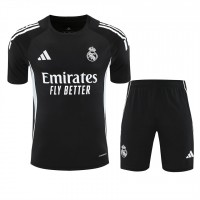 Real Madrid Mens Pre Match Black Training Kit 2025-26