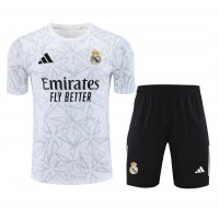 Real Madrid Mens Pre Match Soccer Kit 2024-25