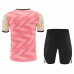 Real Madrid Mens Pre Match Red Soccer Training Kit 2025-26