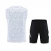 Real Madrid Mens Pre Match Sleeveless Soccer Kit 2024-25