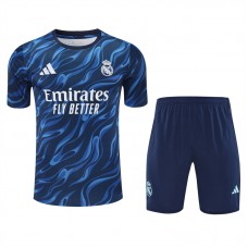 Real Madrid Mens Pre Match Blue Soccer Training Kit 2025-26 Real Madrid Mens Pre Match Blue Soccer Training Kit 2025-26