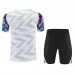 Real Madrid Mens Pre Match White Soccer Training Kit 2025-26