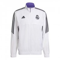 Real Madrid Mens Presentation Soccer Jacket White 2023-24