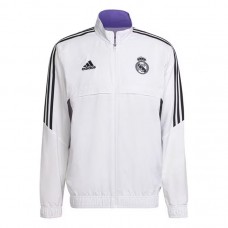 Real Madrid Mens Presentation Soccer Jacket White 2023-24 Real Madrid Mens Presentation Soccer Jacket White 2023-24