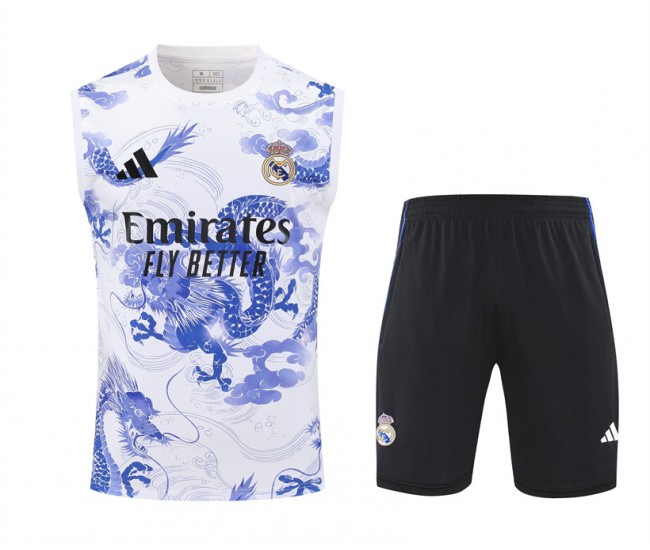 Real Madrid Men's Dragon Sleeveless Soccer Kit 2025-26