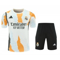 Real Madrid Mens Warm Up Soccer Kit 2024-25