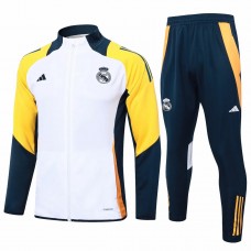 Real Madrid White Training Presentation Soccer Tracksuit 2024-25 Real Madrid White Training Presentation Soccer Tracksuit 2024-25