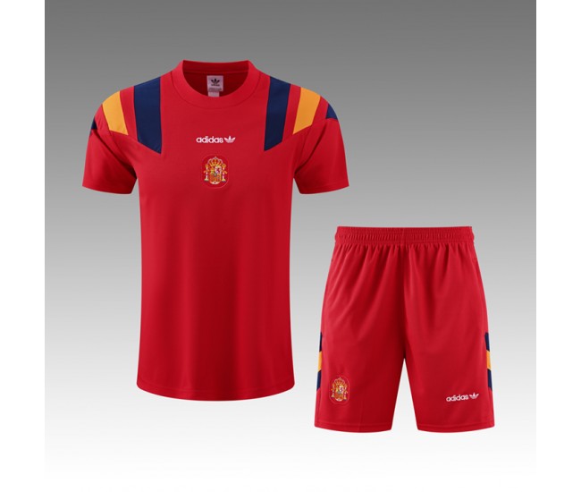 Spain Adult Red Pre Match Soccer Kit 2026
