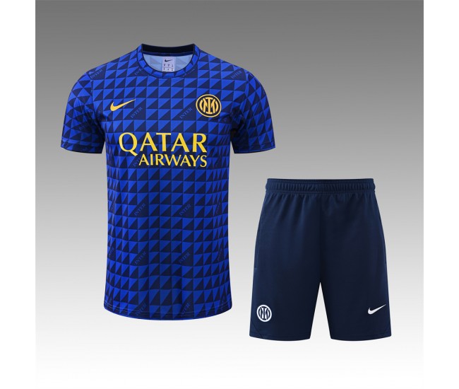 Inter Milan Adult Navy Pre Match Training Soccer Kit 2026-27