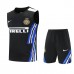 Inter Milan Adult Training Sleeveless Black Soccer Kit 2025-26