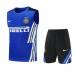 Inter Milan Adult Training Sleeveless Blue Soccer Kit 2025-26