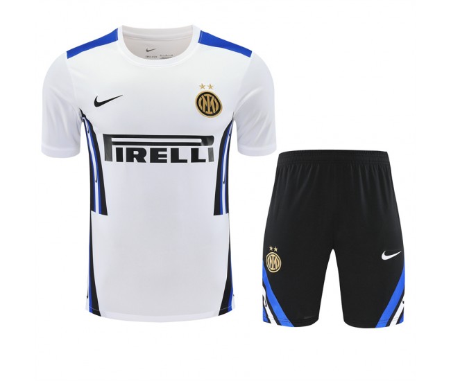 Inter Milan Adult Training White Soccer Kit 2025-26