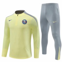 Club America Yellow Training Technical Soccer Tracksuit 2024-25