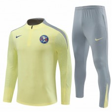 Club America Yellow Training Technical Soccer Tracksuit 2024-25