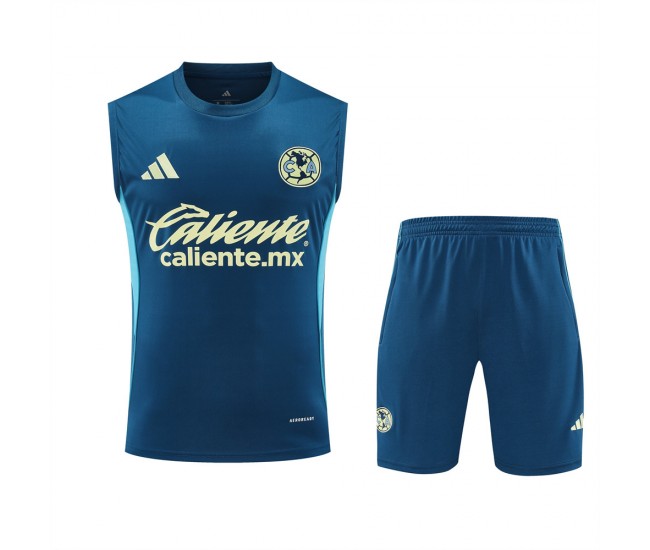 Club America Adult Pre Match Sleeveless Soccer Kit 2025-26
