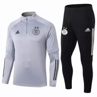 Algeria Grey Training Technical Soccer Tracksuit 2020-21
