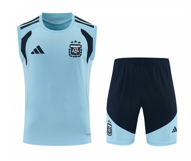 Argentina National Team Adult Blue Training Sleeveless Soccer Kit 2026