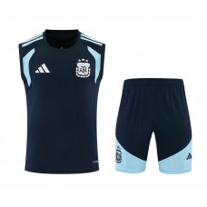 Argentina National Team Adult Navy Training Sleeveless Soccer Kit 2026