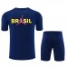 Brazil Adult Pre Match Navy Soccer Kit 2026