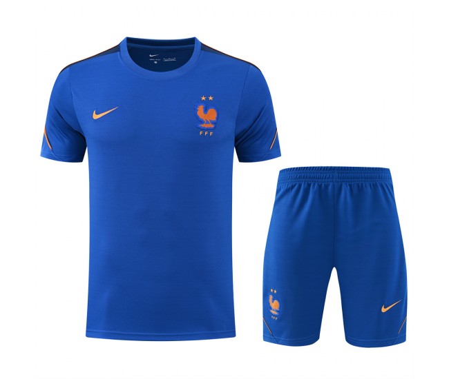 France Adult Pre Match Blue Soccer Kit 2026