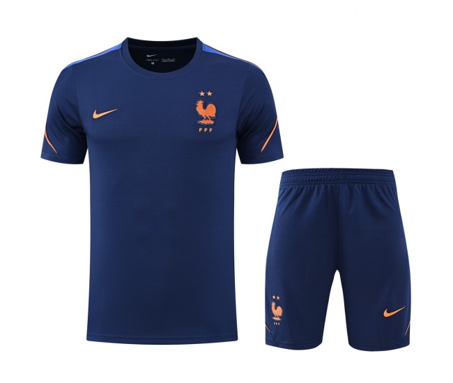 France Adult Pre Match Navy Soccer Kit 2026