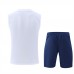 France Adult Pre Match Sleeveless White Soccer Kit 2026
