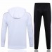 Germany White Training Hooded Technical Soccer Tracksuit 2024-25