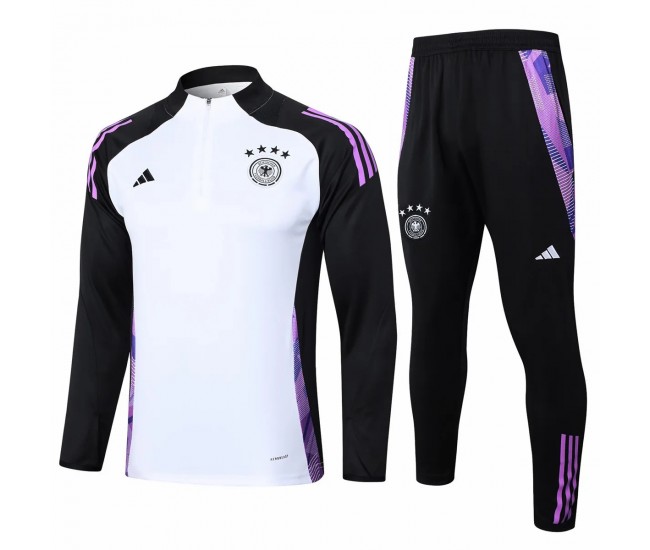 Germany White Training Technical Soccer Tracksuit 2024-25