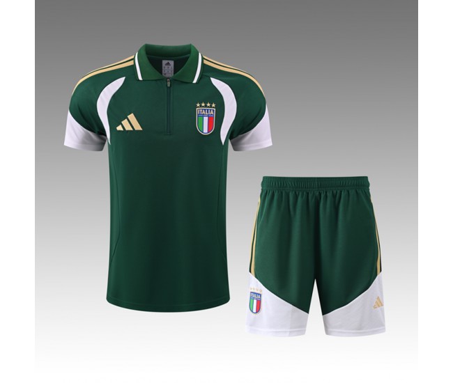 Italy Adult Green Pre Match Soccer Kit 2026