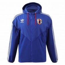Japan Mens Hooded Windbreaker Soccer Jacket 2024-25