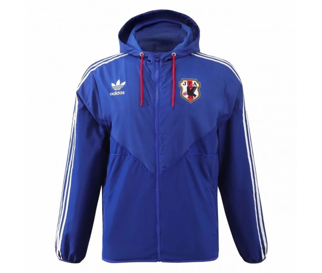 Japan Mens Hooded Windbreaker Soccer Jacket 2024-25
