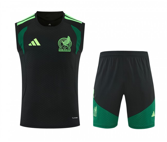 Mexico Adult Black Training Sleeveless Soccer Kit 2026