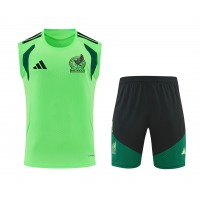 Mexico Adult Green Training Sleeveless Soccer Kit 2026