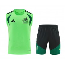 Mexico Adult Green Training Sleeveless Soccer Kit 2026 Mexico Adult Green Training Sleeveless Soccer Kit 2026