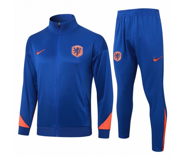 Holland Blue Training Presentation Soccer Tracksuit 2024-25