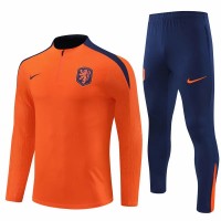 Holland Orange Training Technical Soccer Tracksuit 2023-24