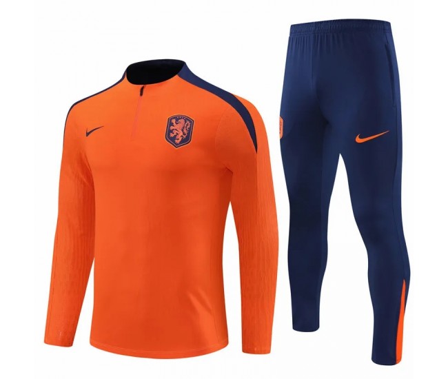 Holland Orange Training Technical Soccer Tracksuit 2023-24