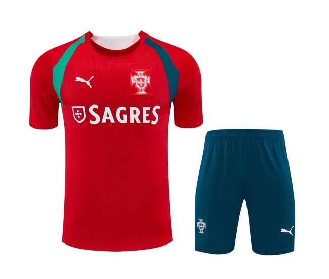 Portugal Adult Red Pre Match Soccer Kit 2026